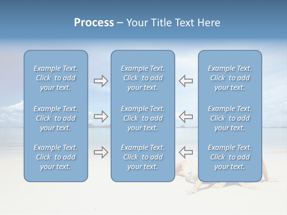 Nature Naked Woman PowerPoint Template