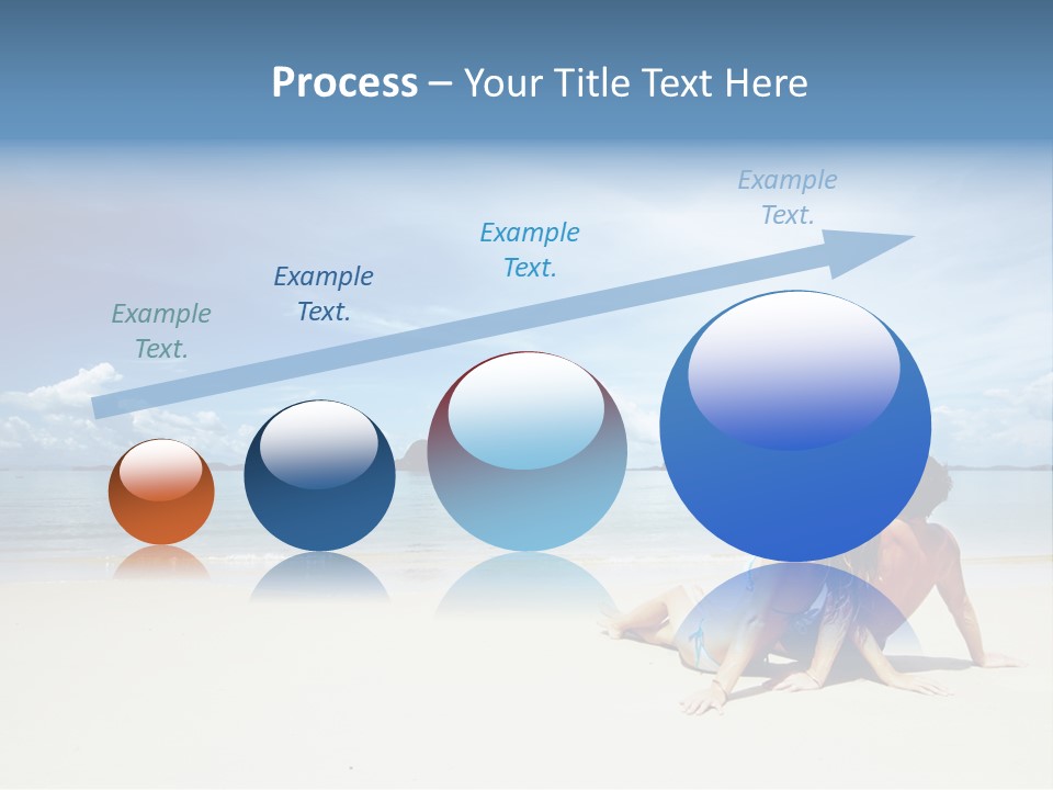 Nature Naked Woman PowerPoint Template