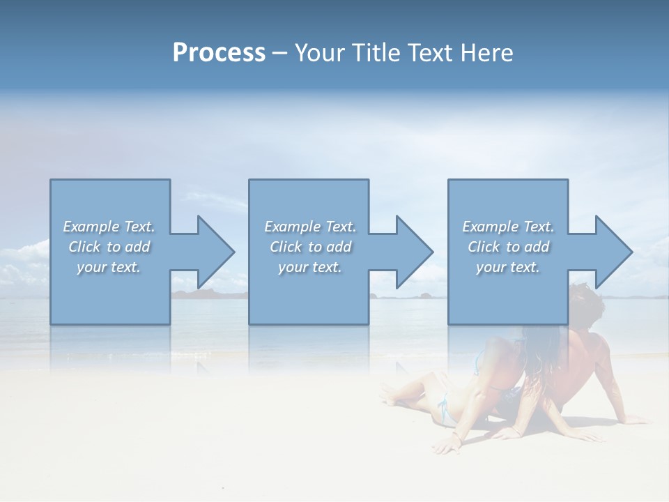 Nature Naked Woman PowerPoint Template