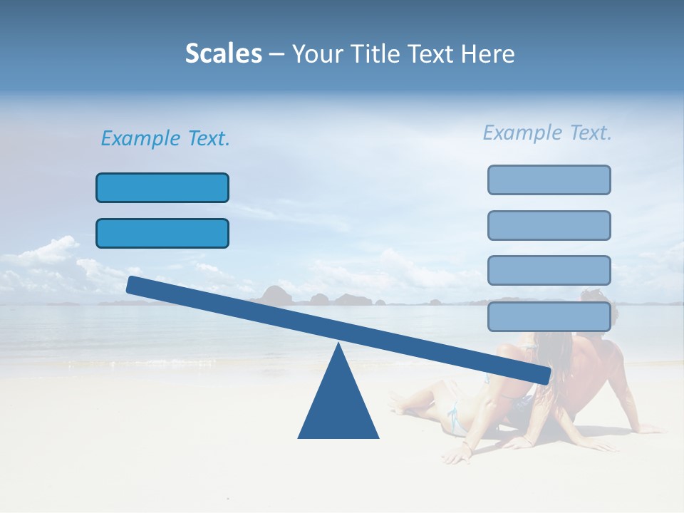 Nature Naked Woman PowerPoint Template