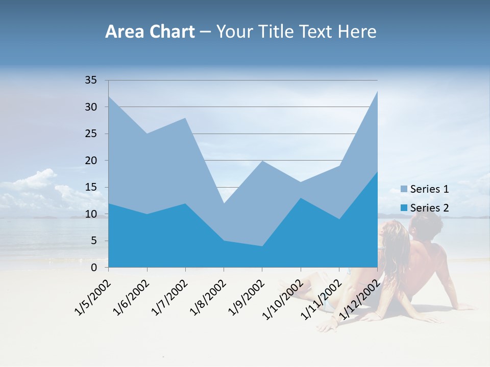 Nature Naked Woman PowerPoint Template