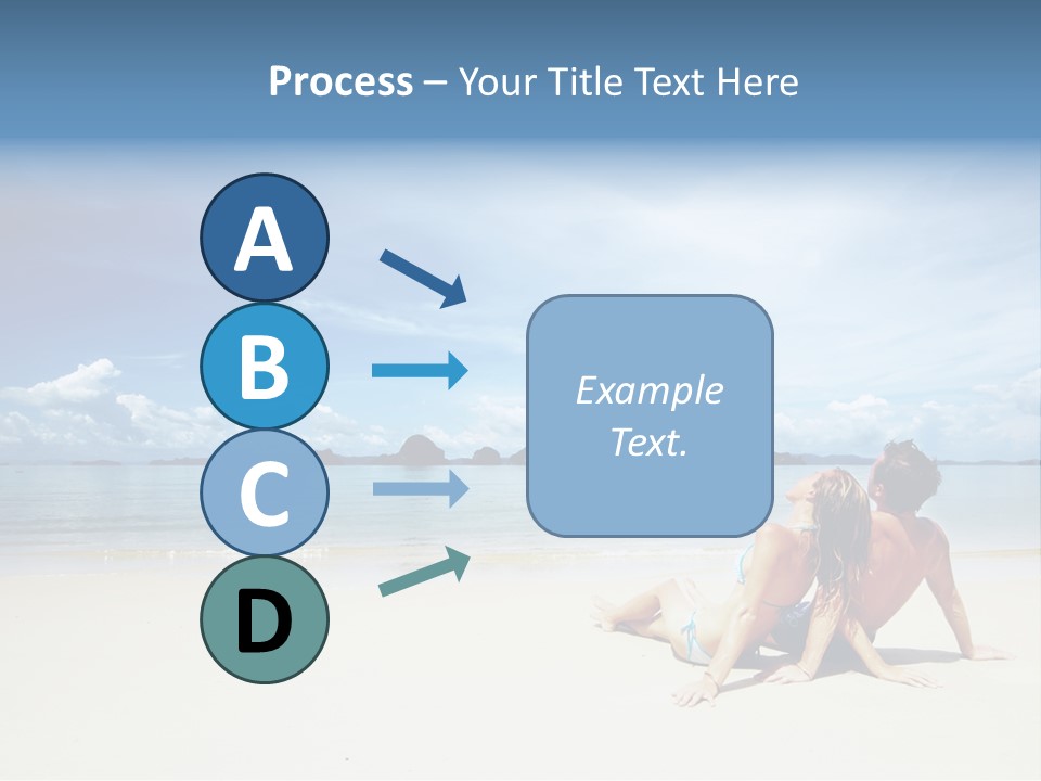 Nature Naked Woman PowerPoint Template