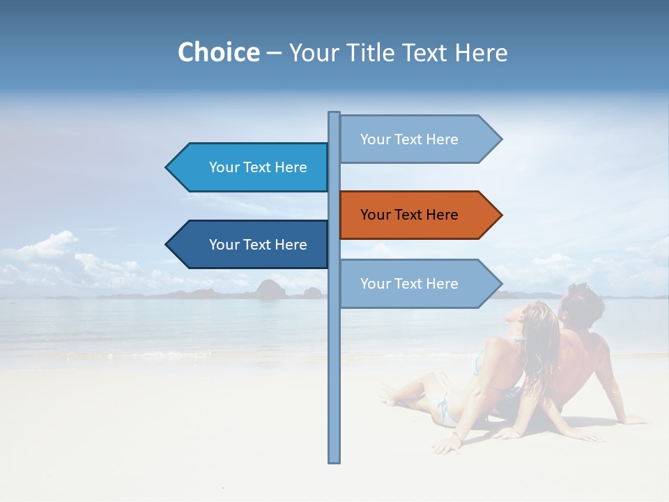 Nature Naked Woman PowerPoint Template