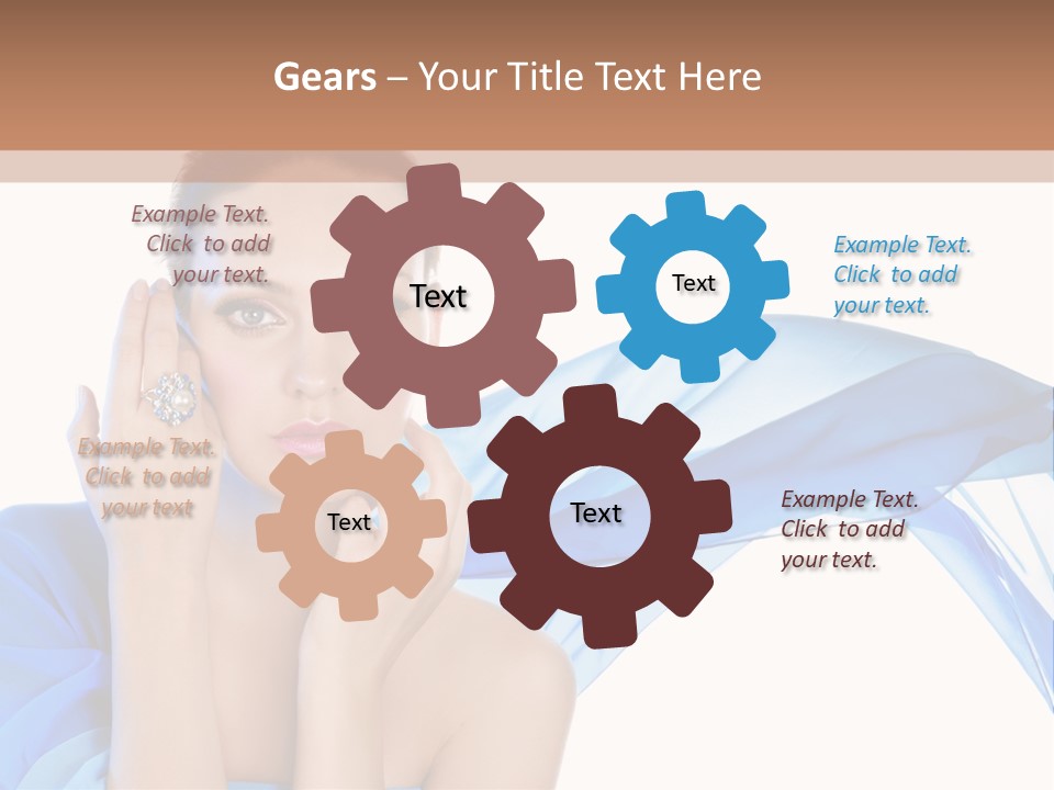Silk Gem Skin PowerPoint Template