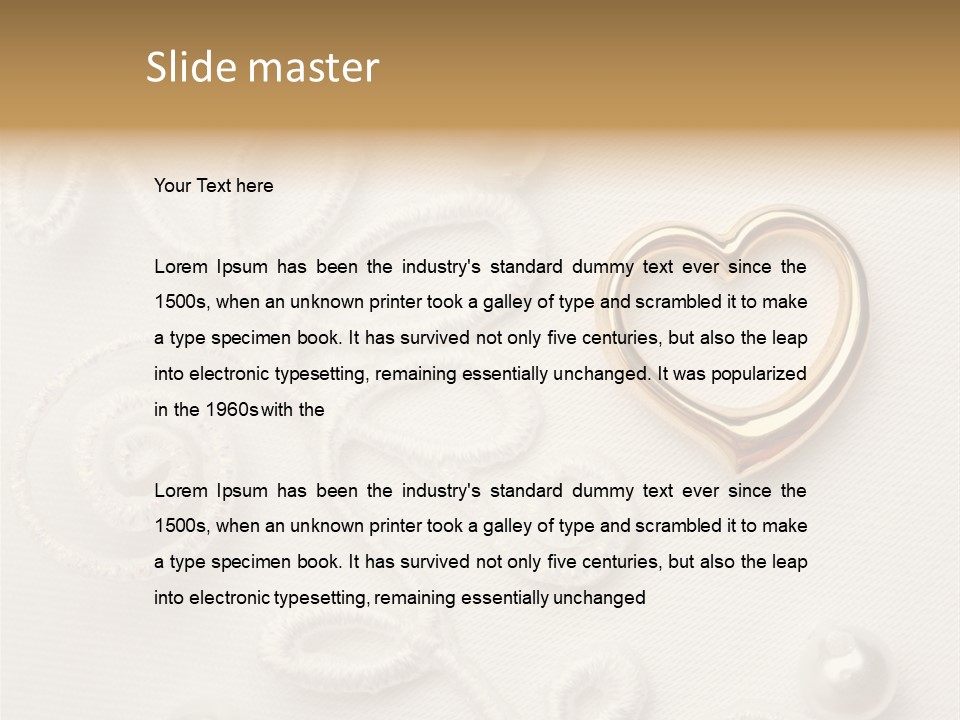 Traditional Symbol Together PowerPoint Template