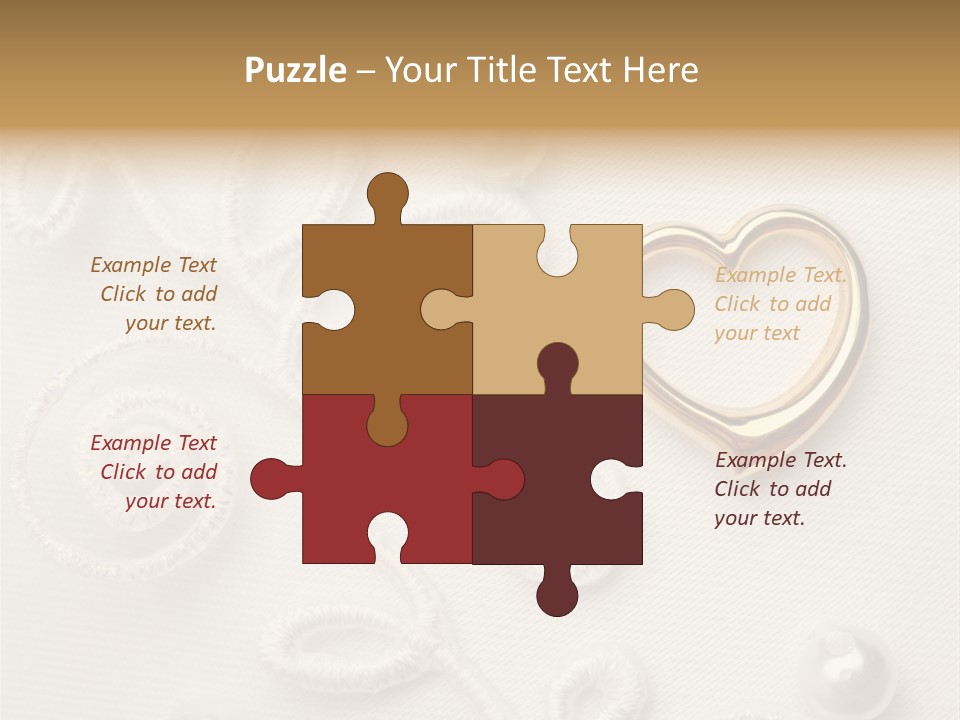 Traditional Symbol Together PowerPoint Template