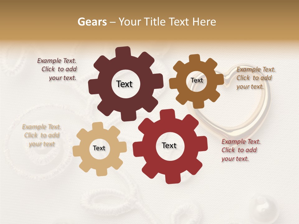 Traditional Symbol Together PowerPoint Template