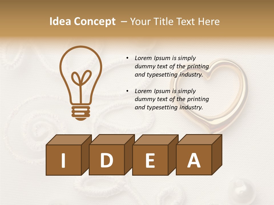Traditional Symbol Together PowerPoint Template