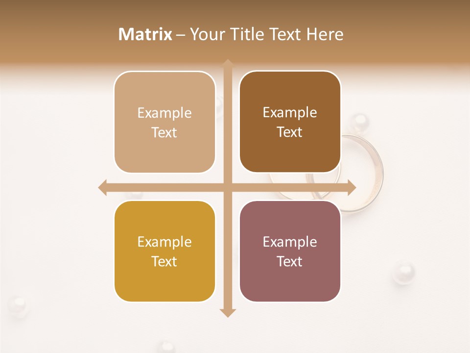 Golden Gold Ymbol PowerPoint Template