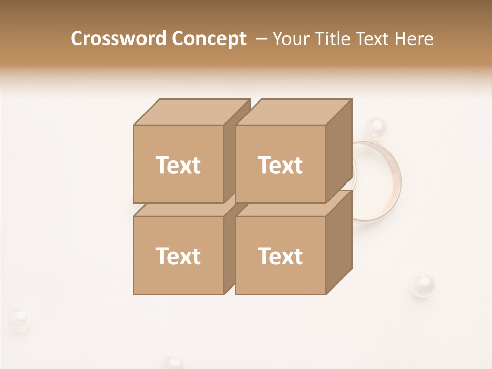 Golden Gold Ymbol PowerPoint Template