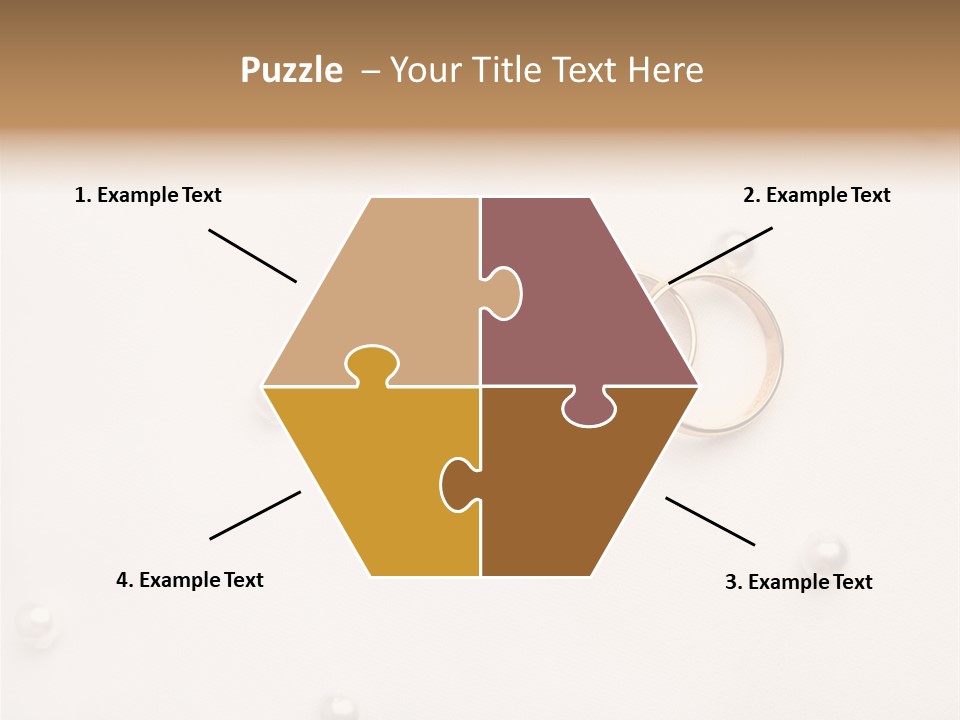 Golden Gold Ymbol PowerPoint Template