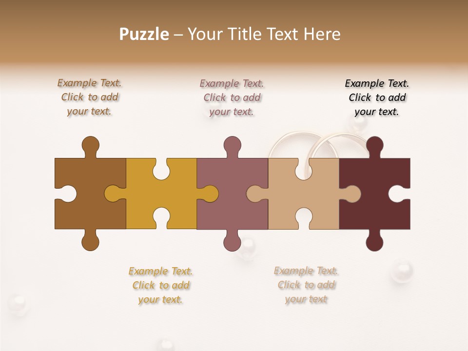 Golden Gold Ymbol PowerPoint Template