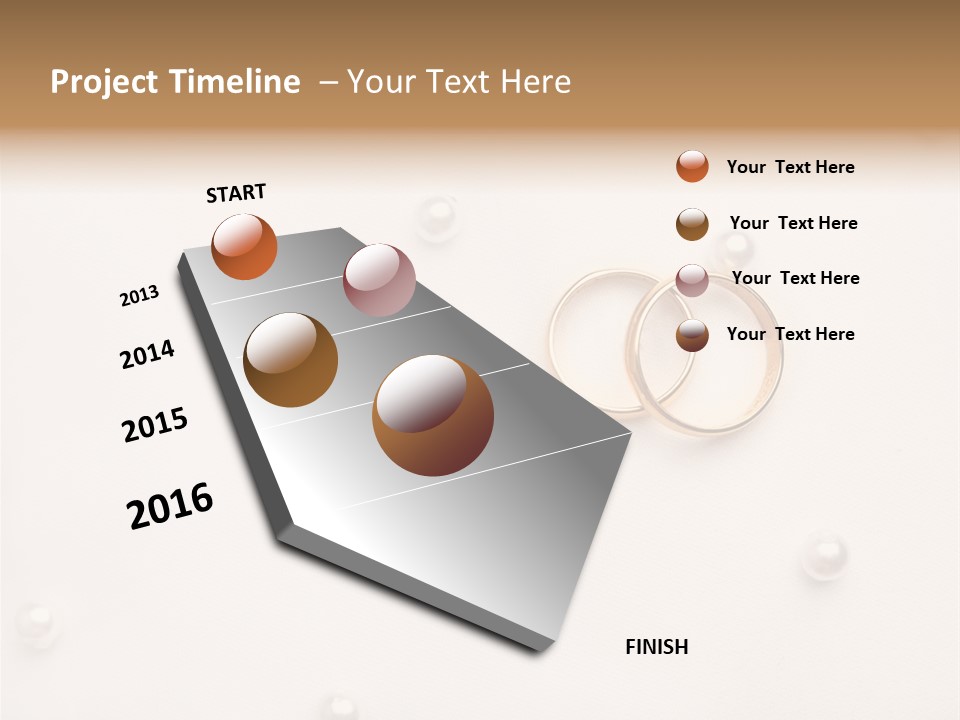 Golden Gold Ymbol PowerPoint Template