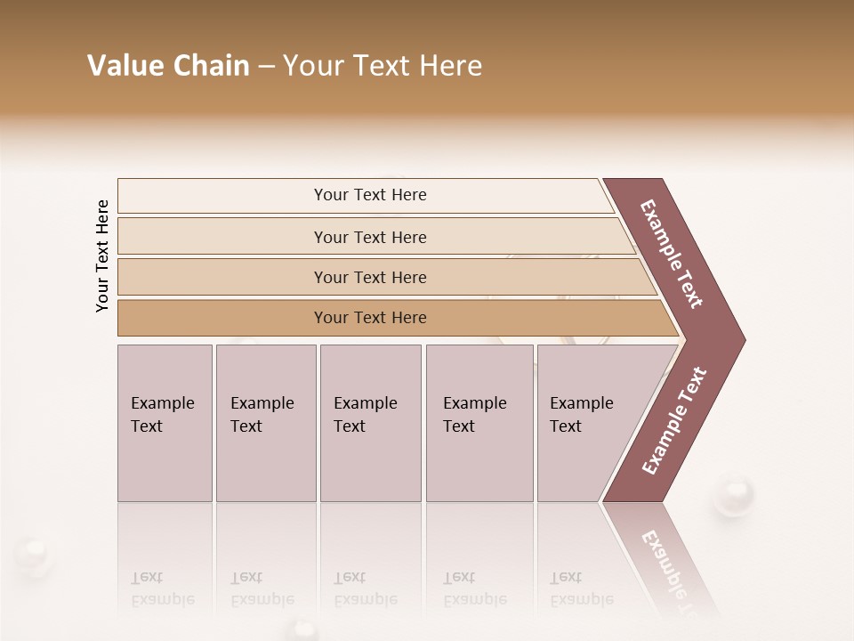 Golden Gold Ymbol PowerPoint Template