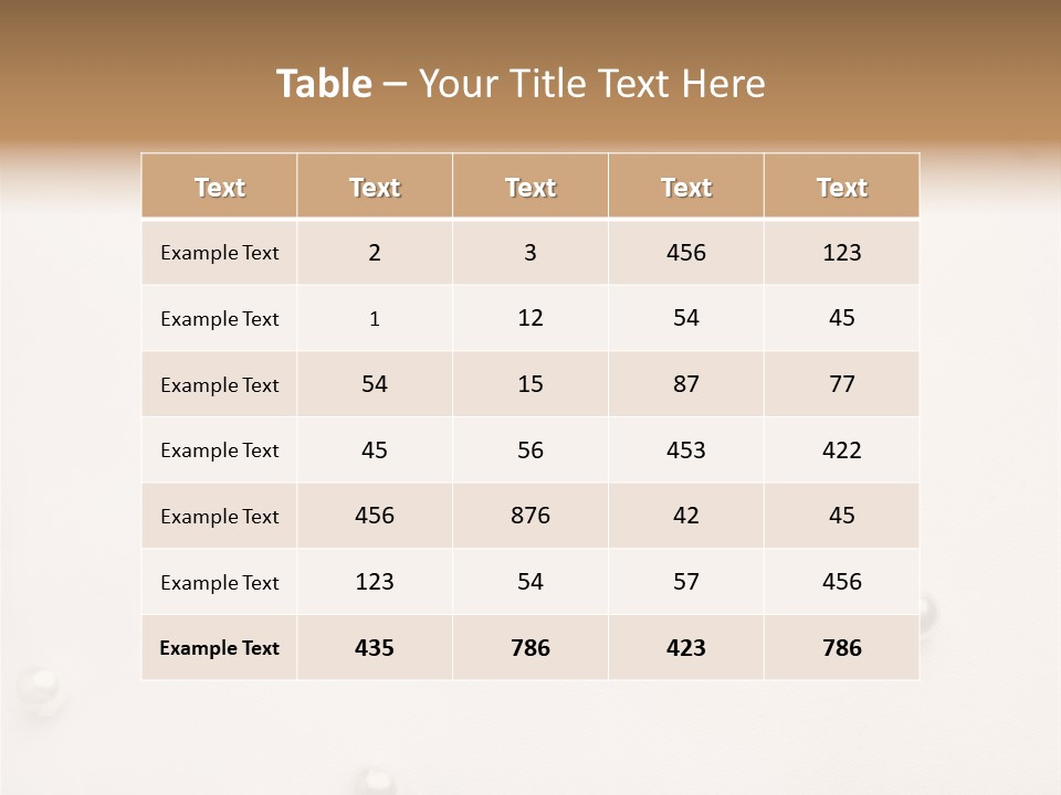 Golden Gold Ymbol PowerPoint Template