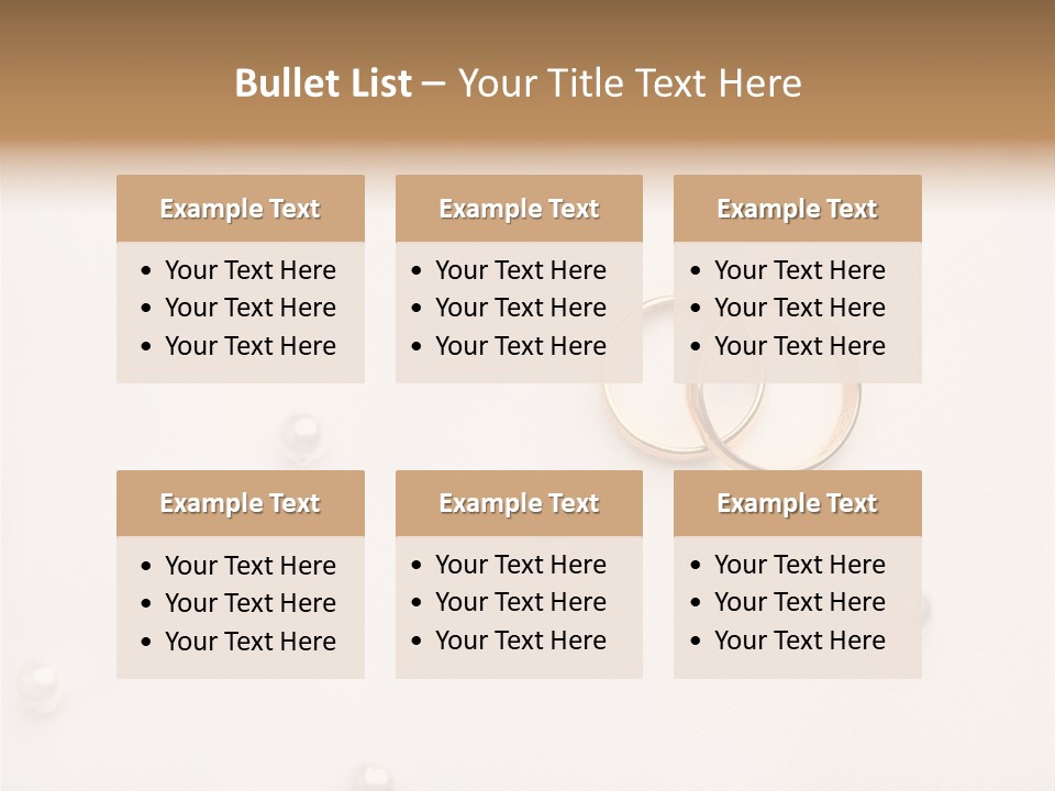 Golden Gold Ymbol PowerPoint Template