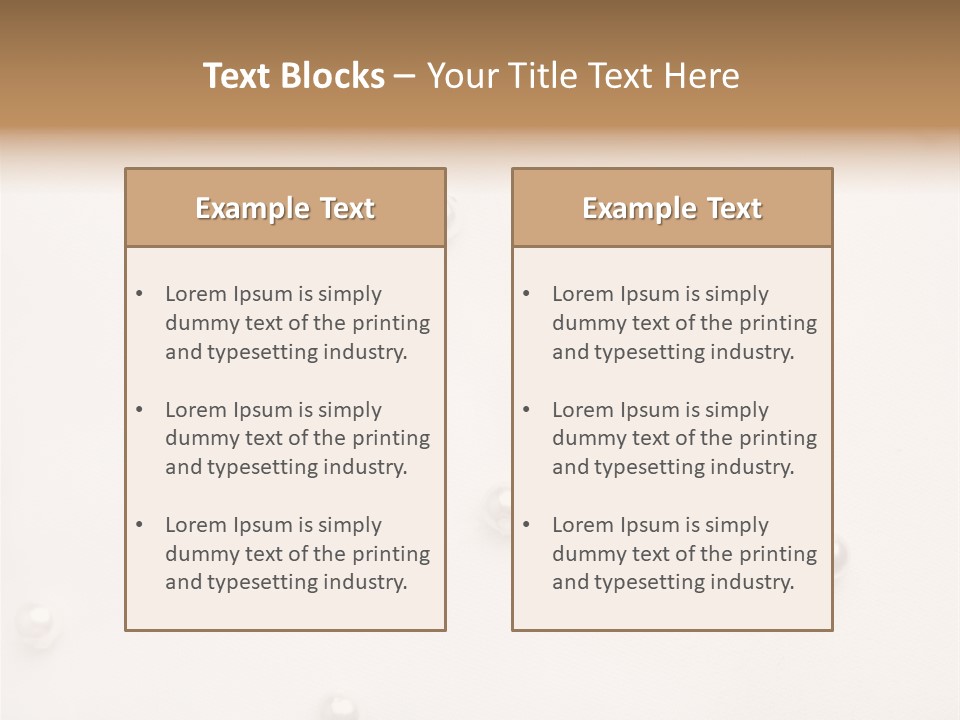 Golden Gold Ymbol PowerPoint Template