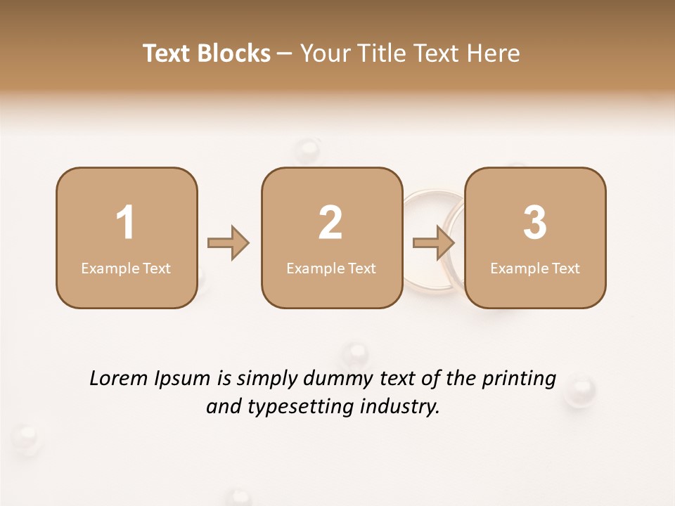 Golden Gold Ymbol PowerPoint Template