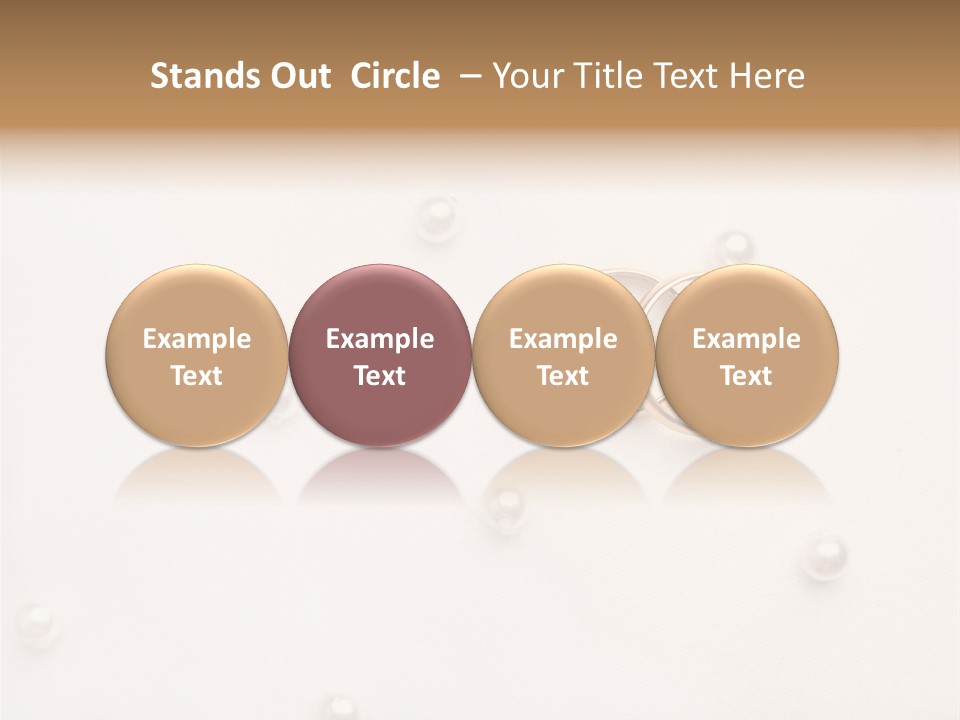 Golden Gold Ymbol PowerPoint Template