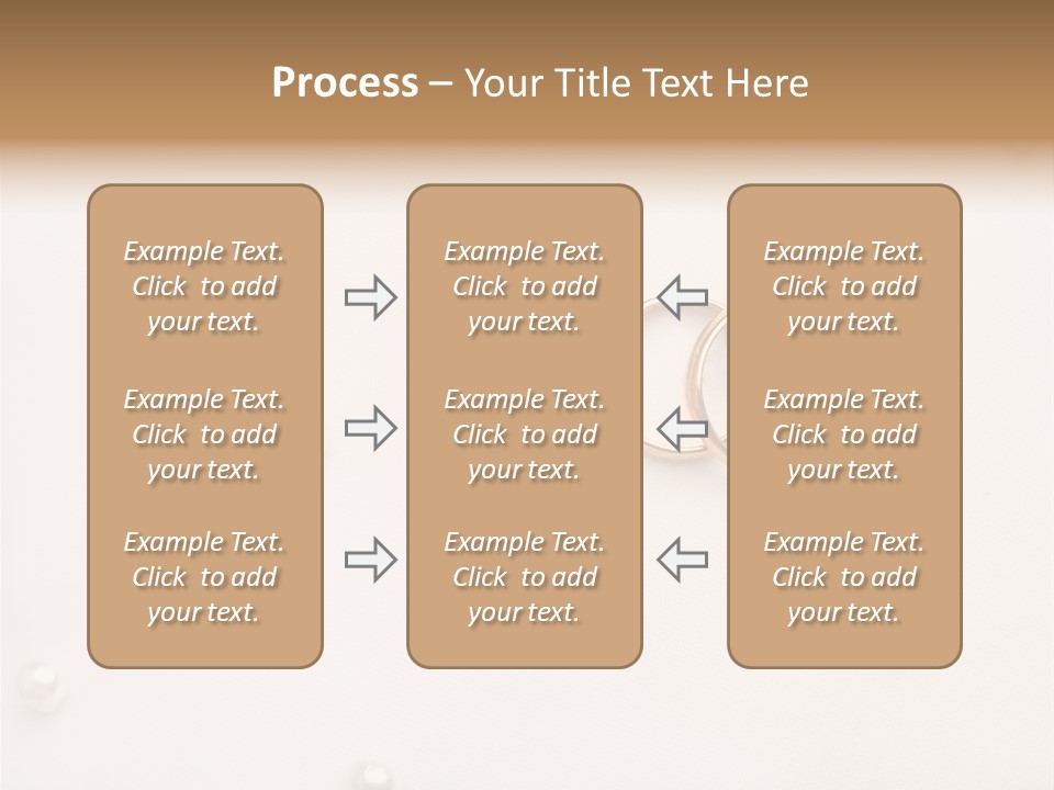 Golden Gold Ymbol PowerPoint Template