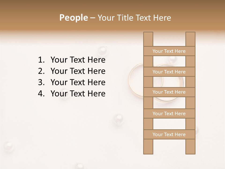 Golden Gold Ymbol PowerPoint Template