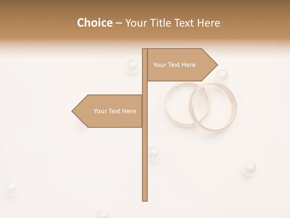 Golden Gold Ymbol PowerPoint Template