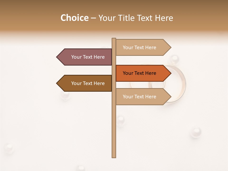 Golden Gold Ymbol PowerPoint Template