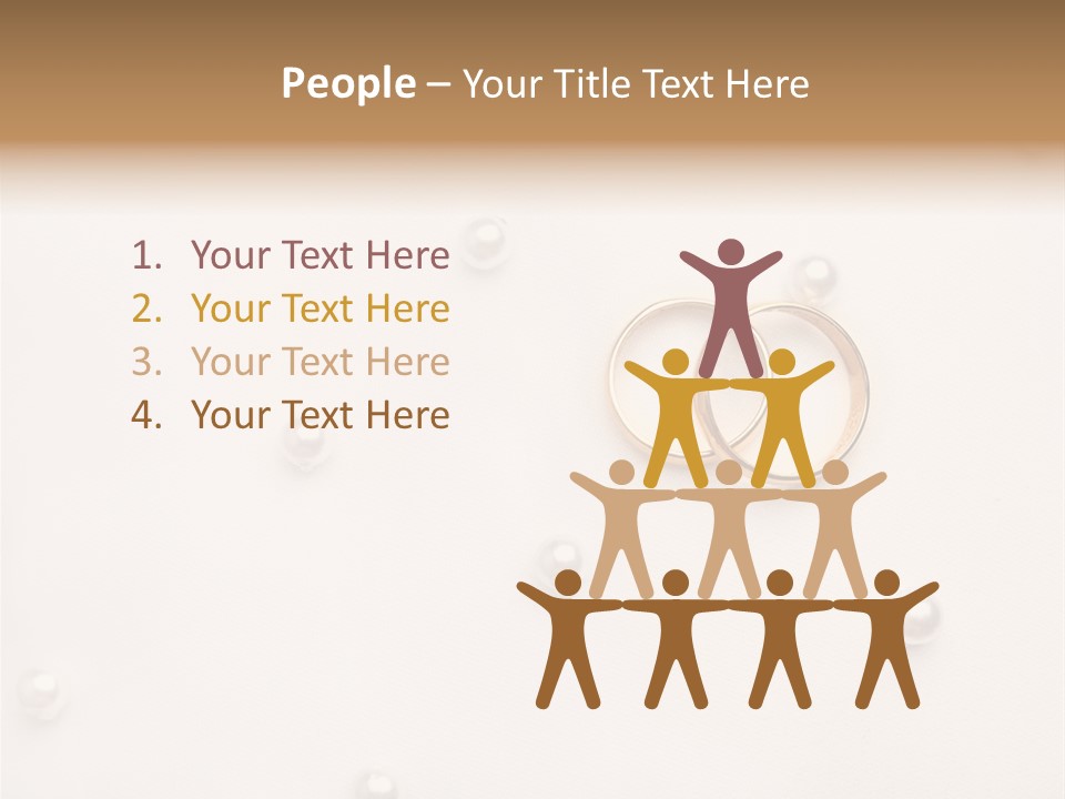 Golden Gold Ymbol PowerPoint Template