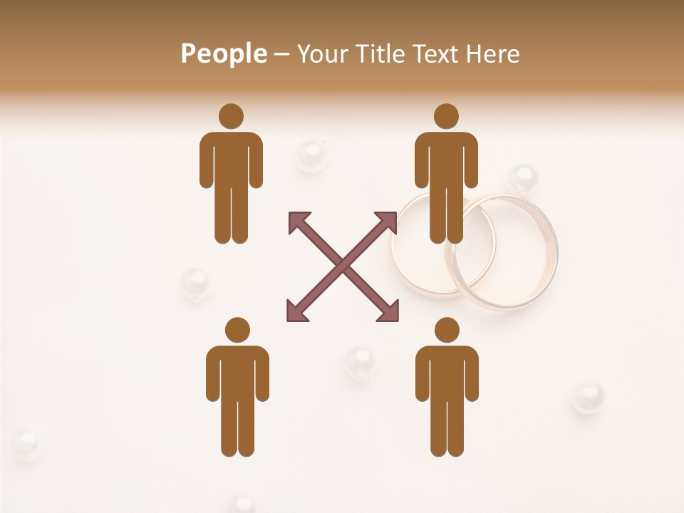 Golden Gold Ymbol PowerPoint Template