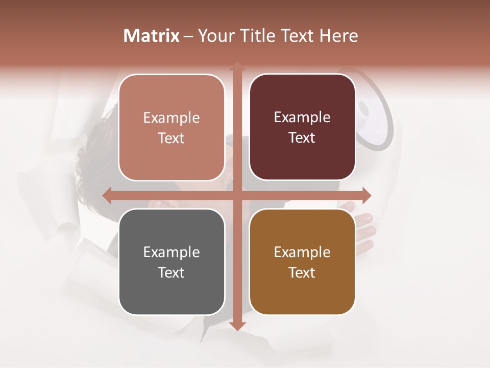 Young Noisy Shot PowerPoint Template