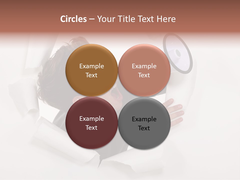 Young Noisy Shot PowerPoint Template