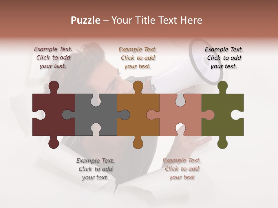 Young Noisy Shot PowerPoint Template