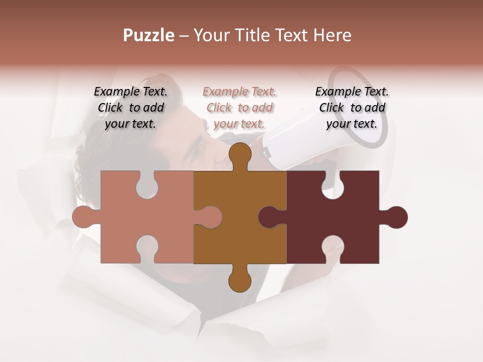 Young Noisy Shot PowerPoint Template