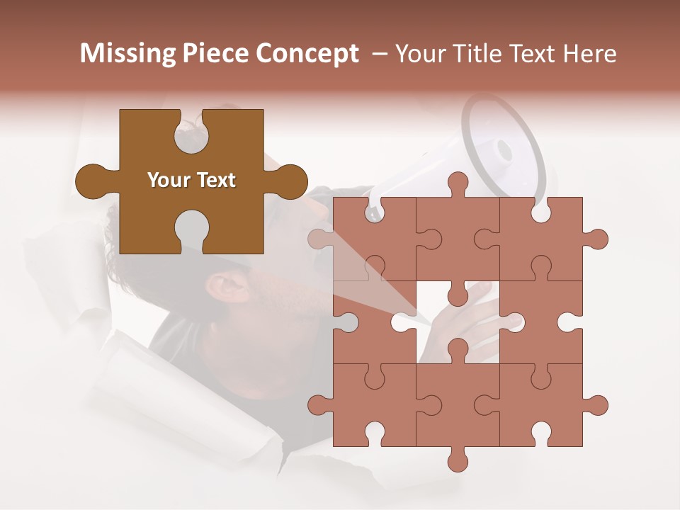 Young Noisy Shot PowerPoint Template