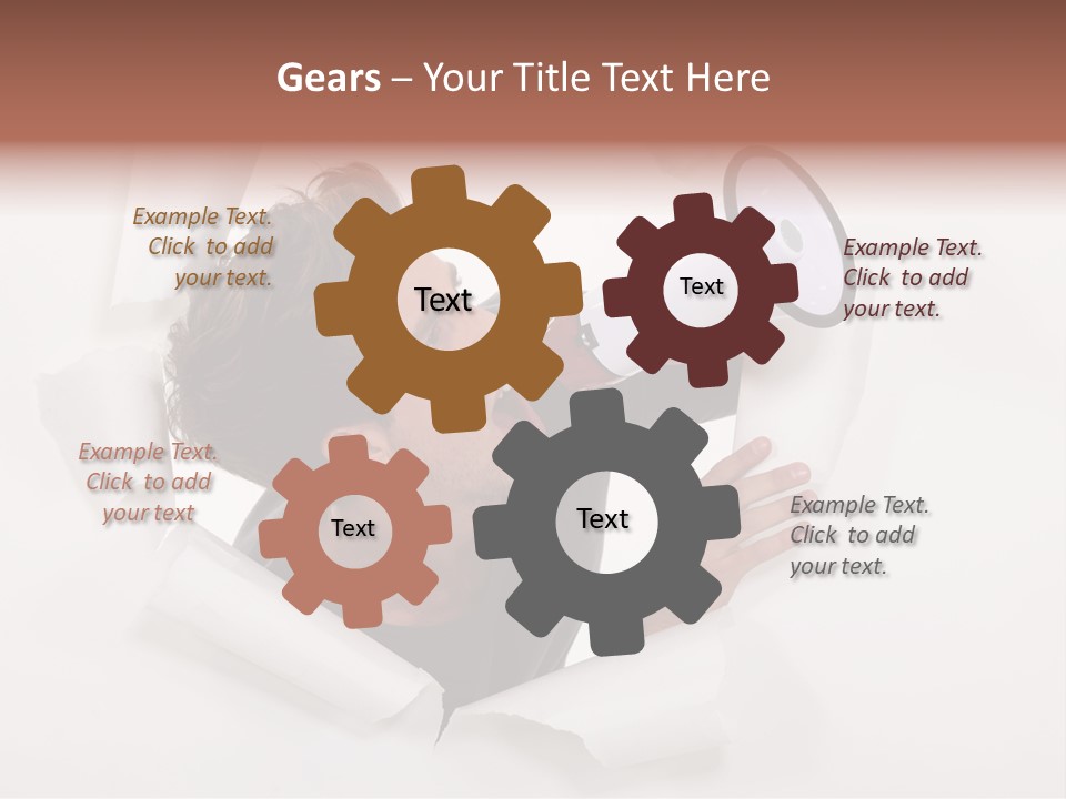 Young Noisy Shot PowerPoint Template