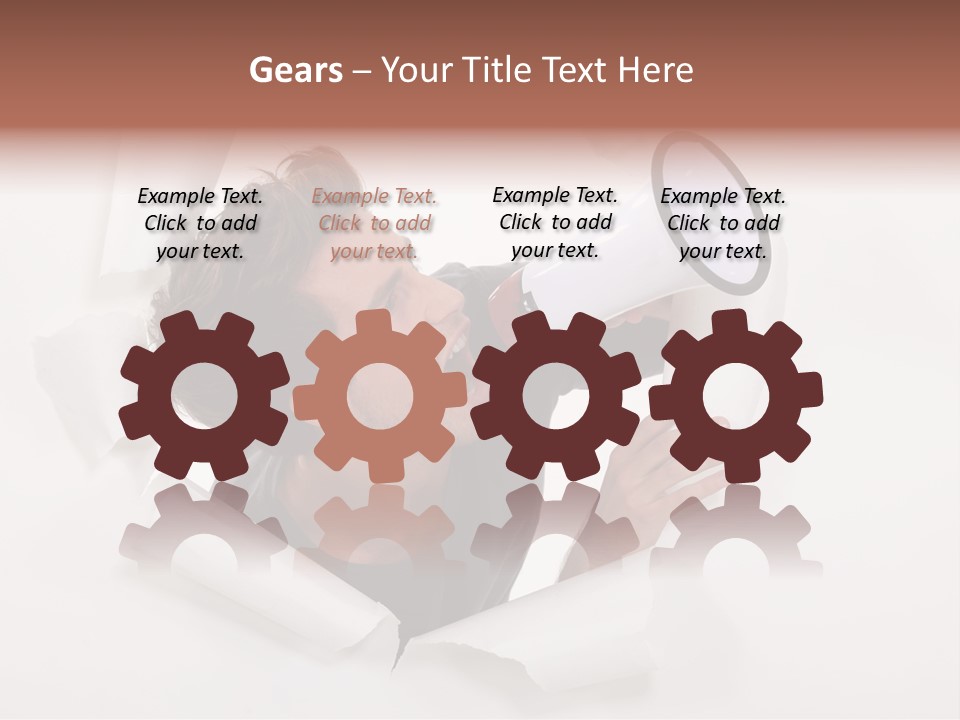 Young Noisy Shot PowerPoint Template