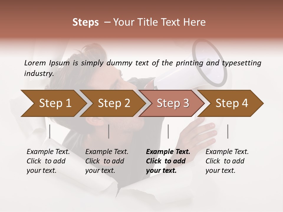 Young Noisy Shot PowerPoint Template