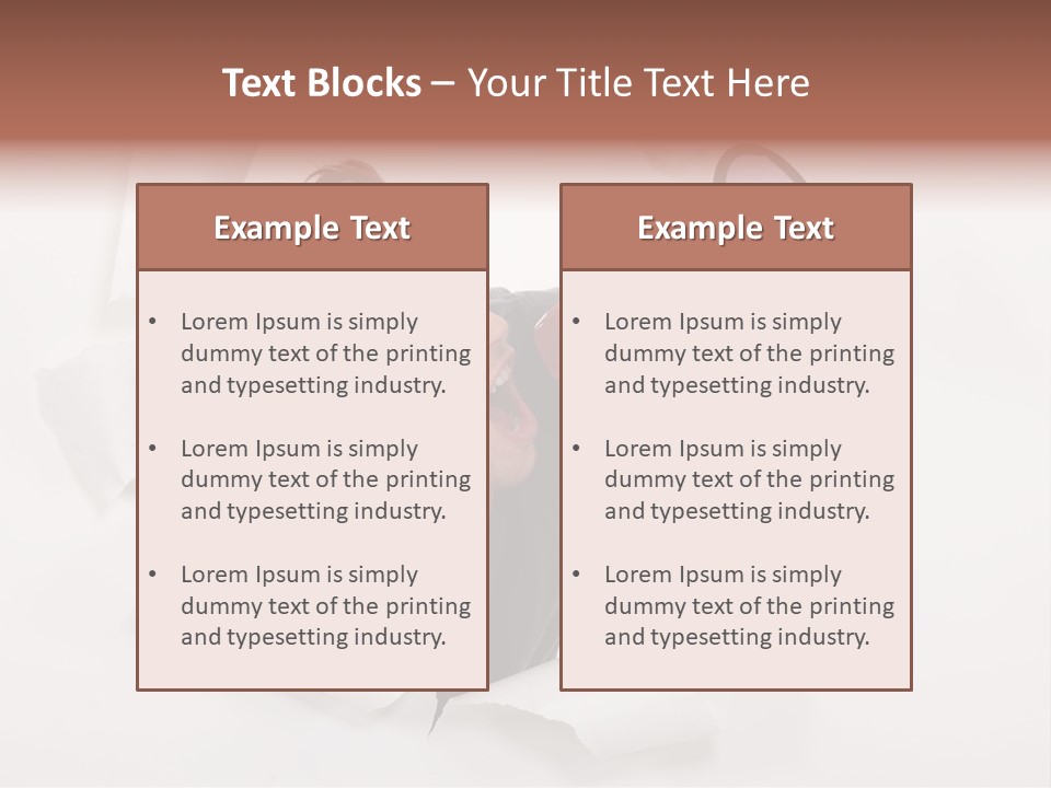 Young Noisy Shot PowerPoint Template