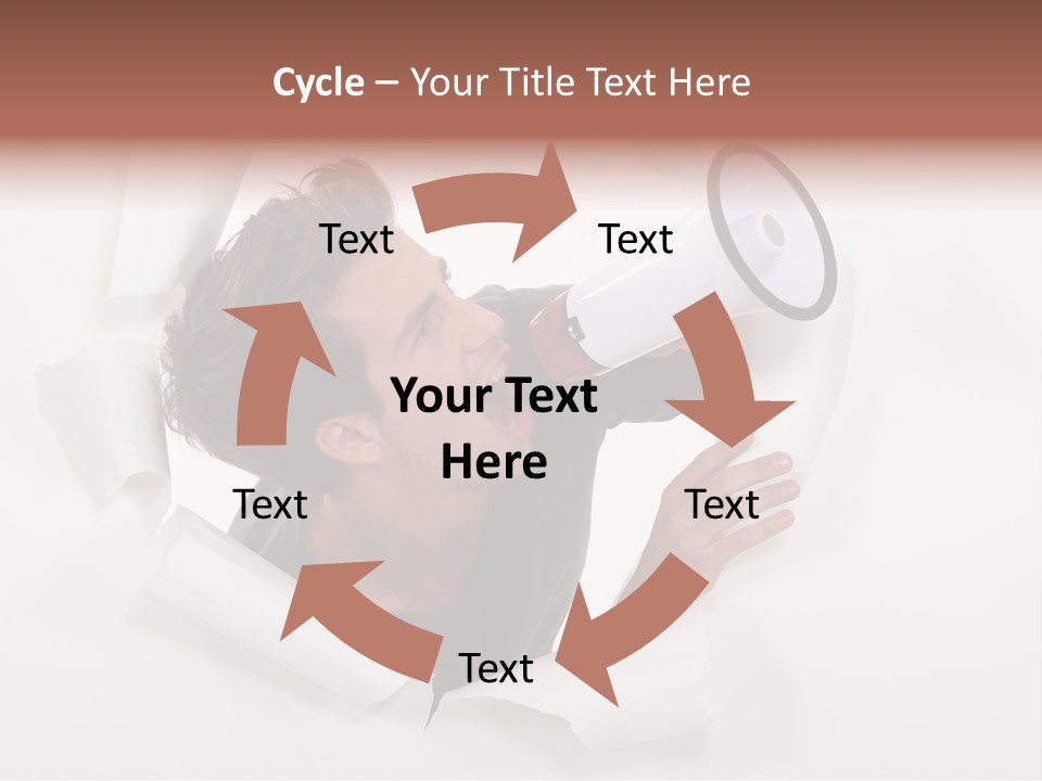 Young Noisy Shot PowerPoint Template