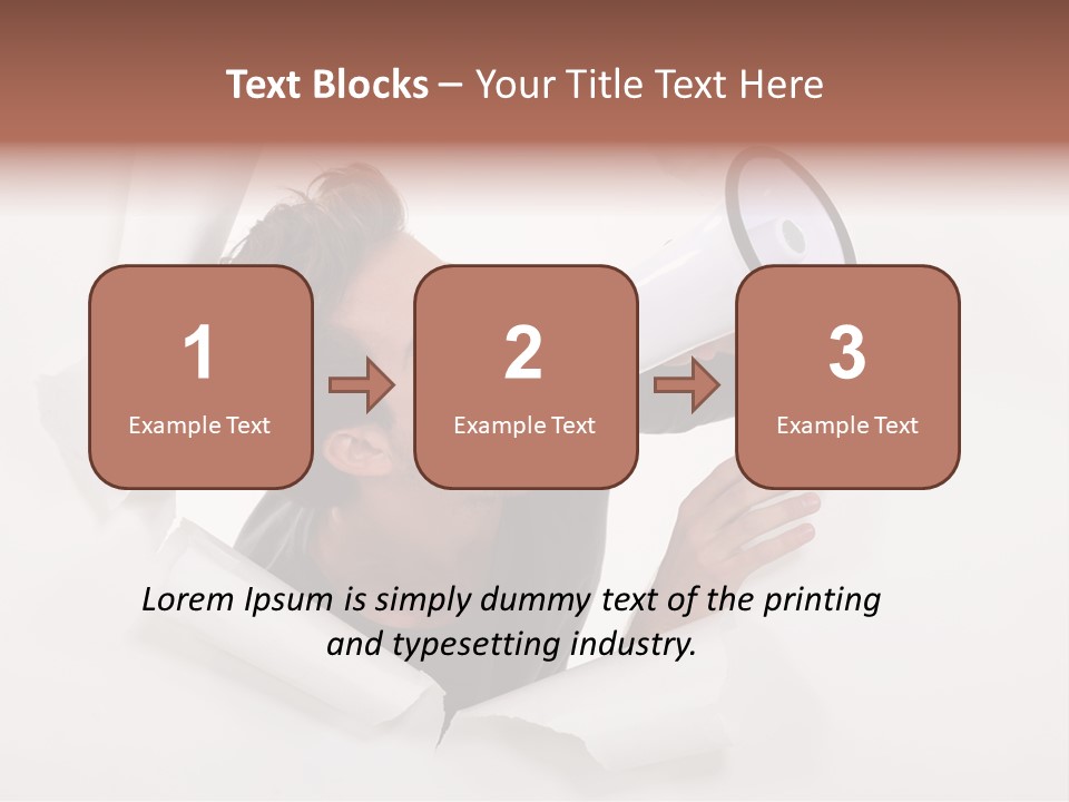 Young Noisy Shot PowerPoint Template