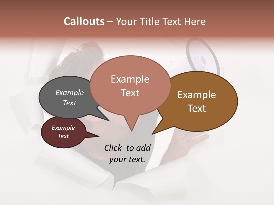 Young Noisy Shot PowerPoint Template