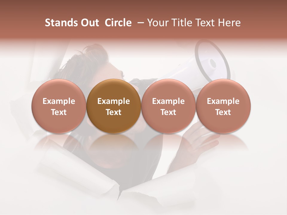 Young Noisy Shot PowerPoint Template