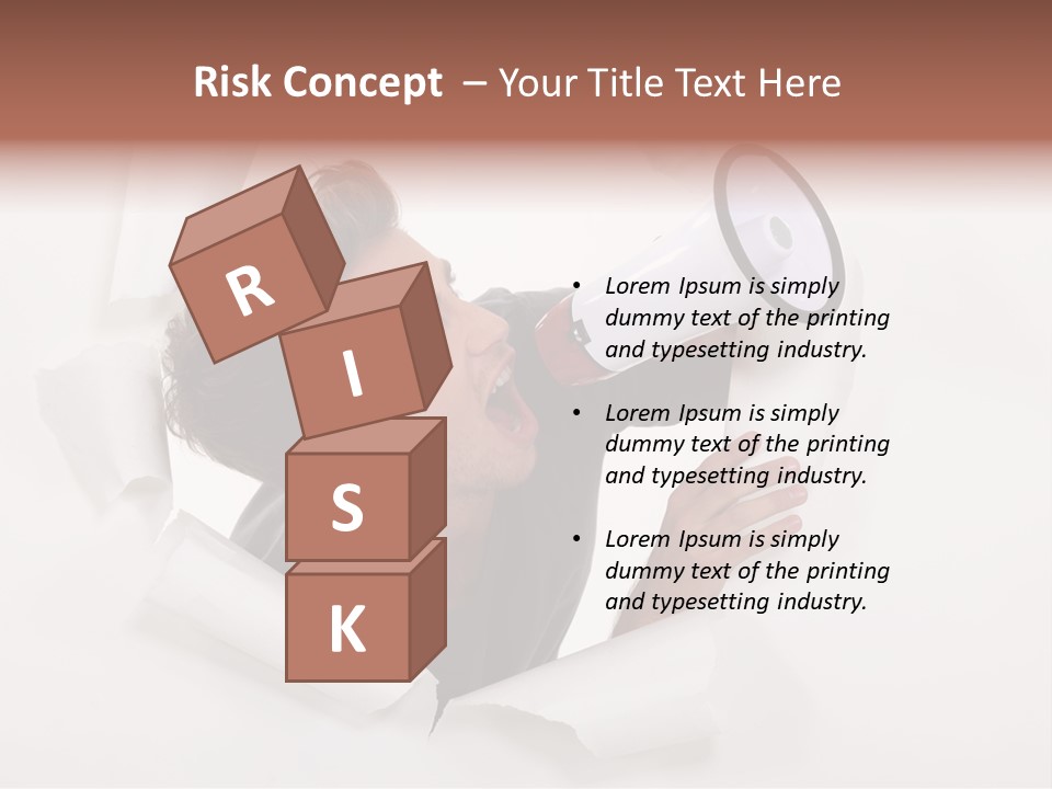 Young Noisy Shot PowerPoint Template