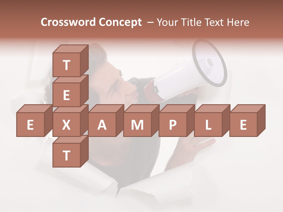 Young Noisy Shot PowerPoint Template