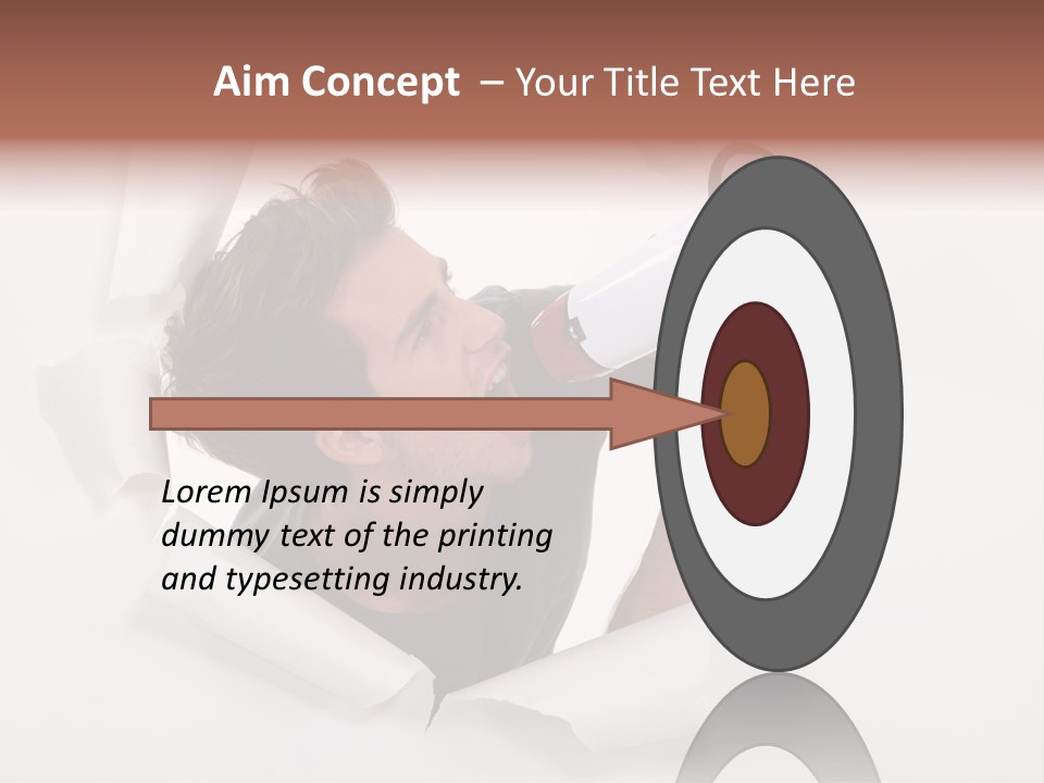 Young Noisy Shot PowerPoint Template