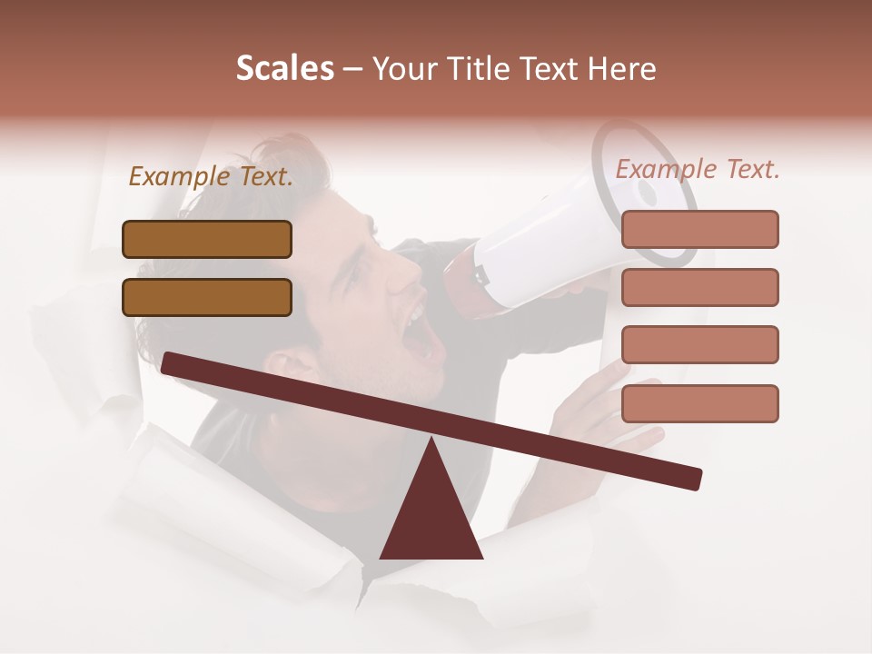 Young Noisy Shot PowerPoint Template