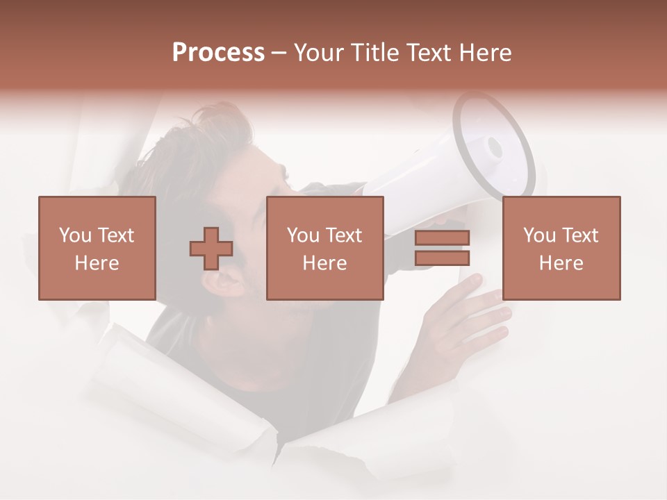 Young Noisy Shot PowerPoint Template