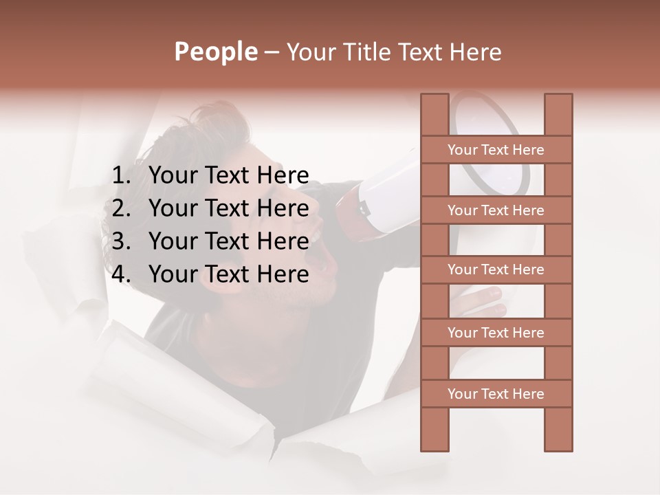 Young Noisy Shot PowerPoint Template