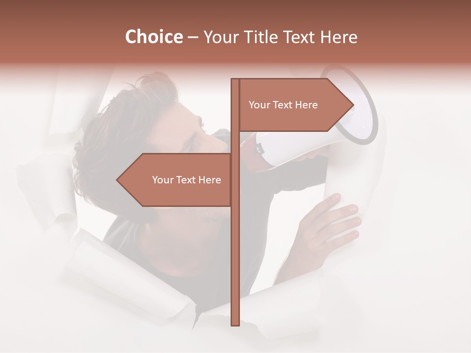 Young Noisy Shot PowerPoint Template