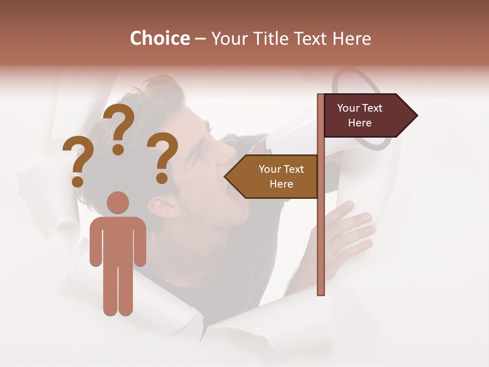 Young Noisy Shot PowerPoint Template